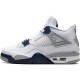 Air Jordan 4 NZ  Midnight Navy White/Midnight Navy/Light Smoke Grey-Fire Red DH6927-140