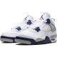 Air Jordan 4 NZ  Midnight Navy White/Midnight Navy/Light Smoke Grey-Fire Red DH6927-140