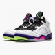 Air Jordan 5 NZ  Retro Alternate Bel Air White/Court Purple-Racer Pink-Ghost Green DB3335-100