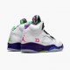 Air Jordan 5 NZ  Retro Alternate Bel Air White/Court Purple-Racer Pink-Ghost Green DB3335-100