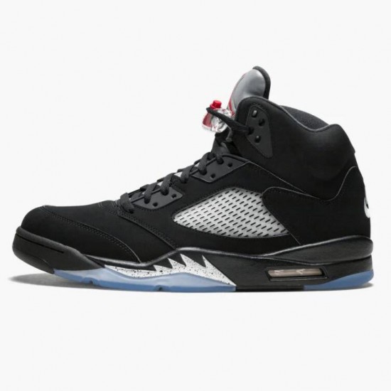 Air Jordan 5 NZ  Retro Black Metallic Black/Metallic Silver 845035-003