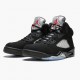 Air Jordan 5 NZ  Retro Black Metallic Black/Metallic Silver 845035-003