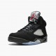 Air Jordan 5 NZ  Retro Black Metallic Black/Metallic Silver 845035-003