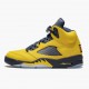 Air Jordan 5 NZ  Retro Michigan 2019 AmarilloCollege Navy Amarillo/College Navy-Amarillo CQ9541-704