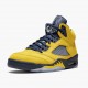 Air Jordan 5 NZ  Retro Michigan 2019 AmarilloCollege Navy Amarillo/College Navy-Amarillo CQ9541-704