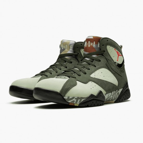 Air Jordan 7 NZ Retro Patta Icicle Icicle/Sequoia-River Rock-Light Crimson AT3375-100