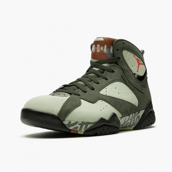 Air Jordan 7 NZ Retro Patta Icicle Icicle/Sequoia-River Rock-Light Crimson AT3375-100