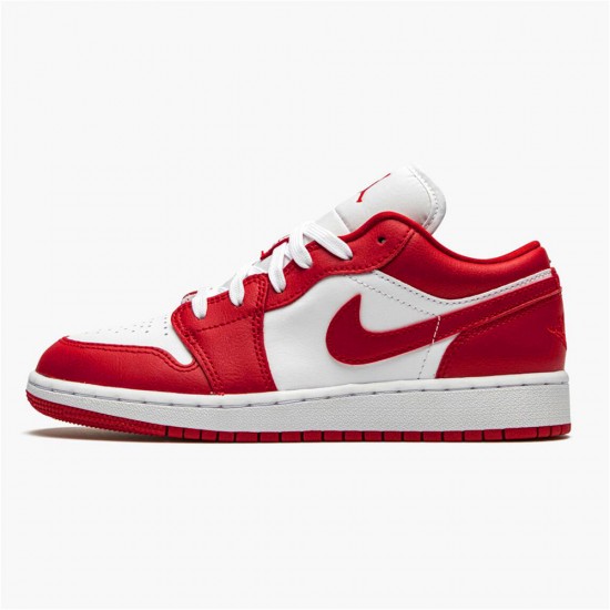 Air Jordan 1 NZ Low Gym Red White (GS) 553560-611