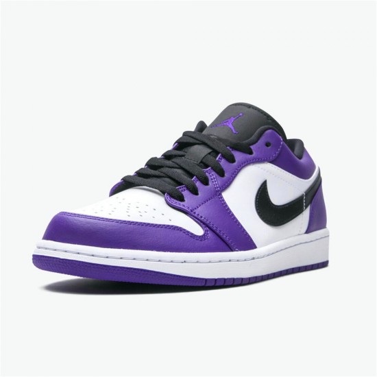 Air Jordan 1 NZ Low Court Purple White 553558-500