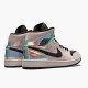 Air Jordan 1 NZ Mid Dirty Powder Iridescent BQ6472-602