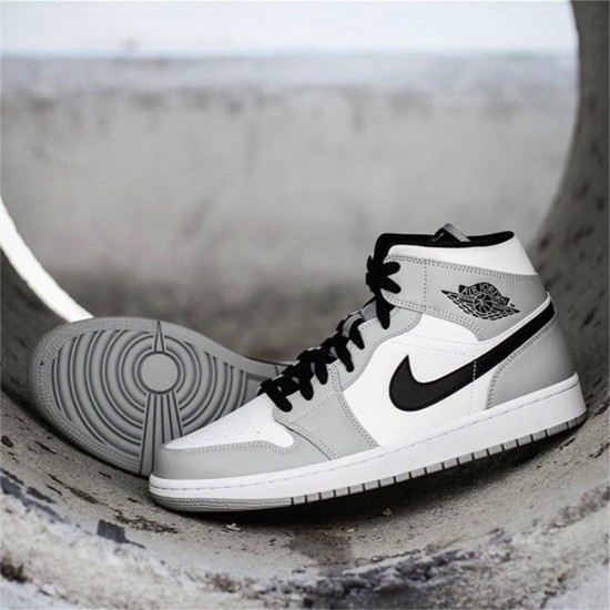 Air Jordan 1 NZ Mid Light Smoke Grey 554724-092