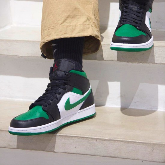 Air Jordan 1 NZ Mid Green Toe 554724-067