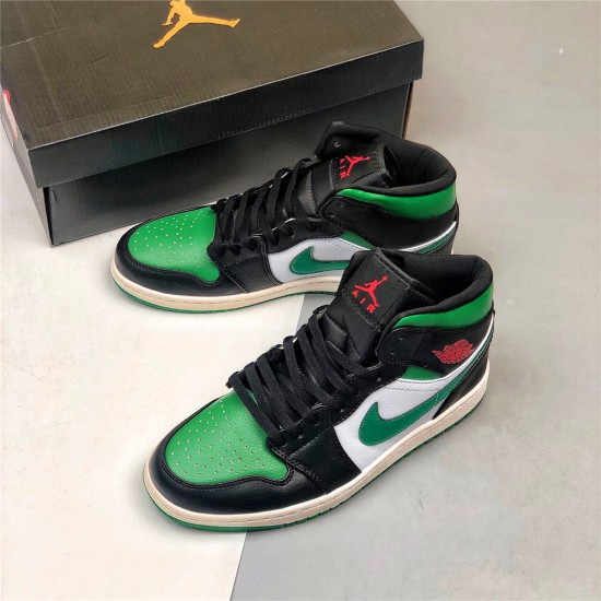 Air Jordan 1 NZ Mid Green Toe 554724-067