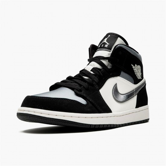 Air Jordan 1 NZ Mid Satin Grey Toe 852542-011