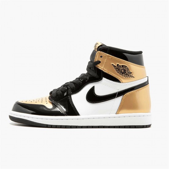 Air Jordan 1 NZ Retro High NRG Patent Gold Toe 861428-007