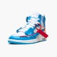 Air Jordan 1 NZ Retro High Off-White University Blue AQ0818-148