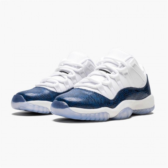 Air Jordan 11 NZ Retro Low Snake Navy (2019) (GS) CD6847-102