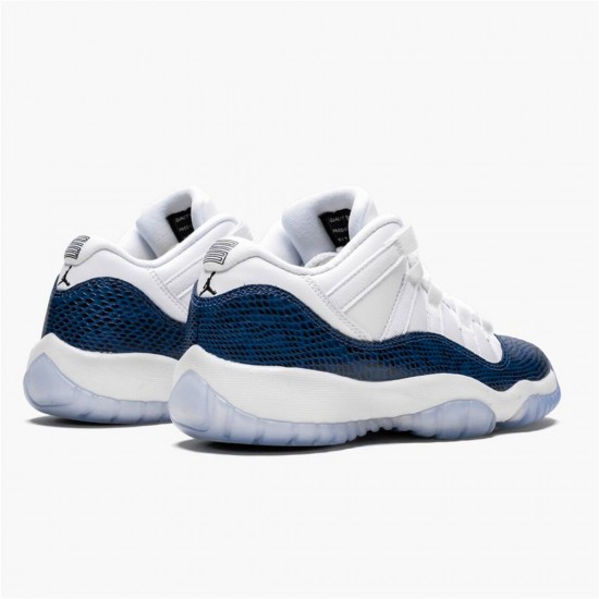 Air Jordan 11 NZ Retro Low Snake Navy (2019) (GS) CD6847-102