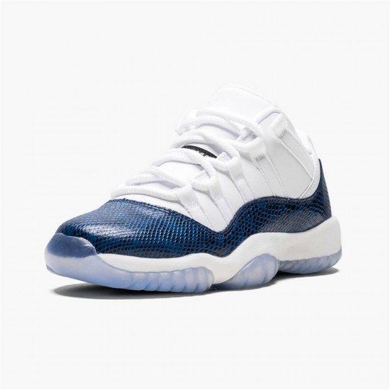 Air Jordan 11 NZ Retro Low Snake Navy (2019) (GS) CD6847-102