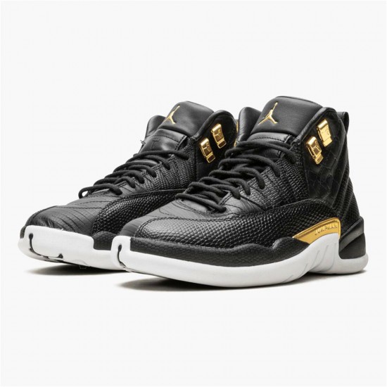 Air Jordan 12 NZ Retro Black Metallic Gold White AO6068-007