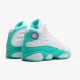 Air Jordan 13 NZ Retro White Soar Green Pink (GS) 439358-100