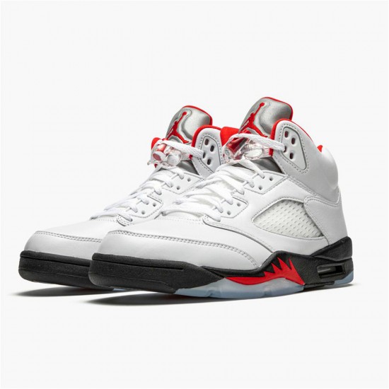 Air Jordan 5 NZ Retro Fire Red Silver Tongue (2020) DA1911-102