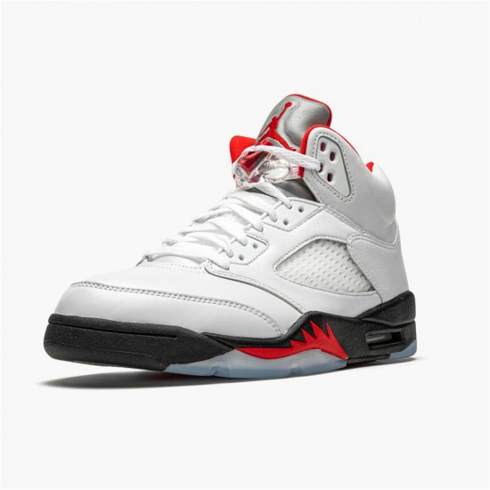 Air Jordan 5 NZ Retro Fire Red Silver Tongue (2020) DA1911-102